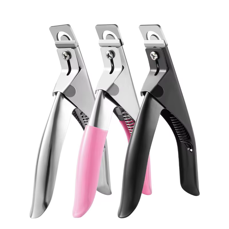 Coupe-ongles Transparent, coupe-bord droit pour ongles en acrylique/pointe, outil de manucure en aci
