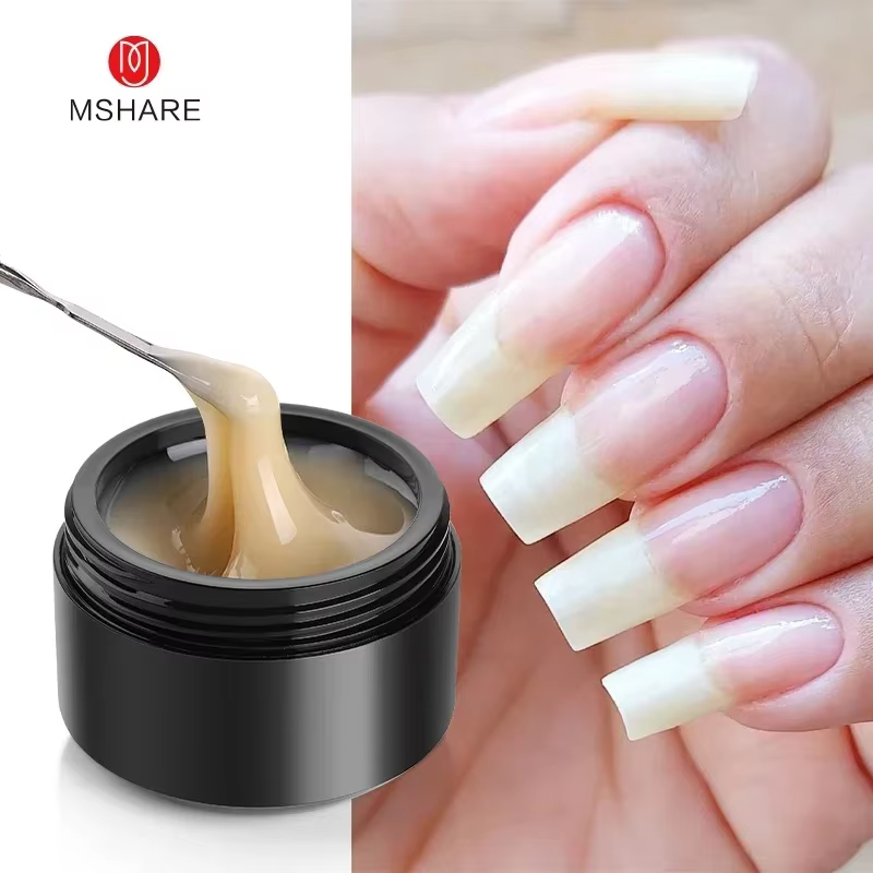 MSHARE 50ml naturel ongles Gel constructeur Nalil Tpo gratuit auto-nivelant Gel pour Extension d'ong