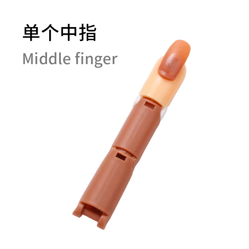 Modèle de pratique d'art d'ongle de main de formation d'ongle avec la Base montrant l'étagère manucu