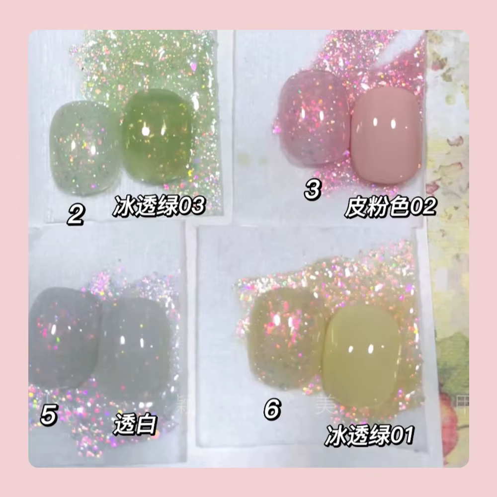 15ml Aurora sirène brillant Gel vernis à ongles paillettes irisée tremper Gel UV vernis Semi-permane