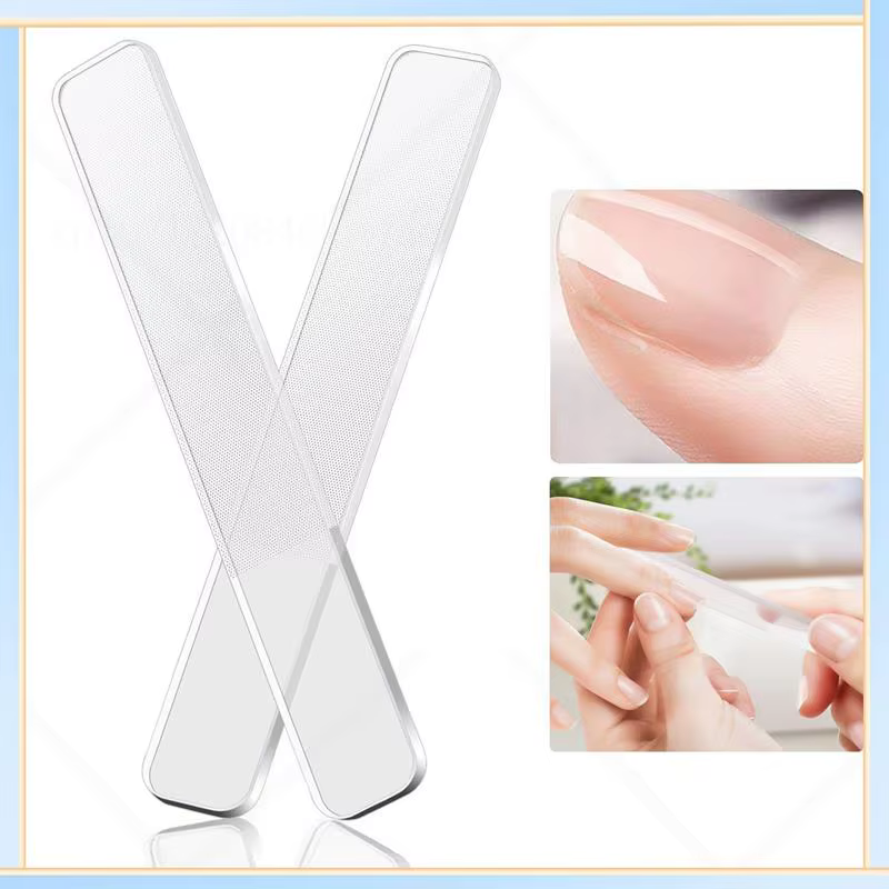 -A60I 20X brillant à ongles en verre-limes à ongles en verre Nano tampon à ongles en cristal polisse