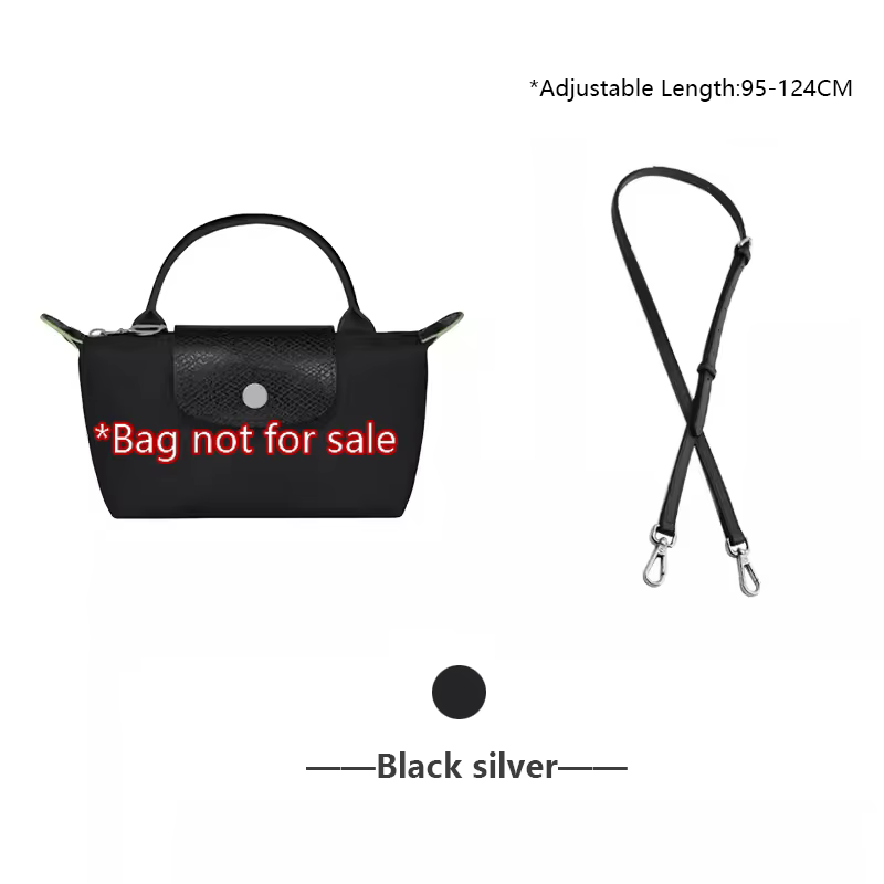 Sangle de sac à bandoulière en cuir pour Longchamp Mini, sangle de sac à bandoulière marron, ceintur