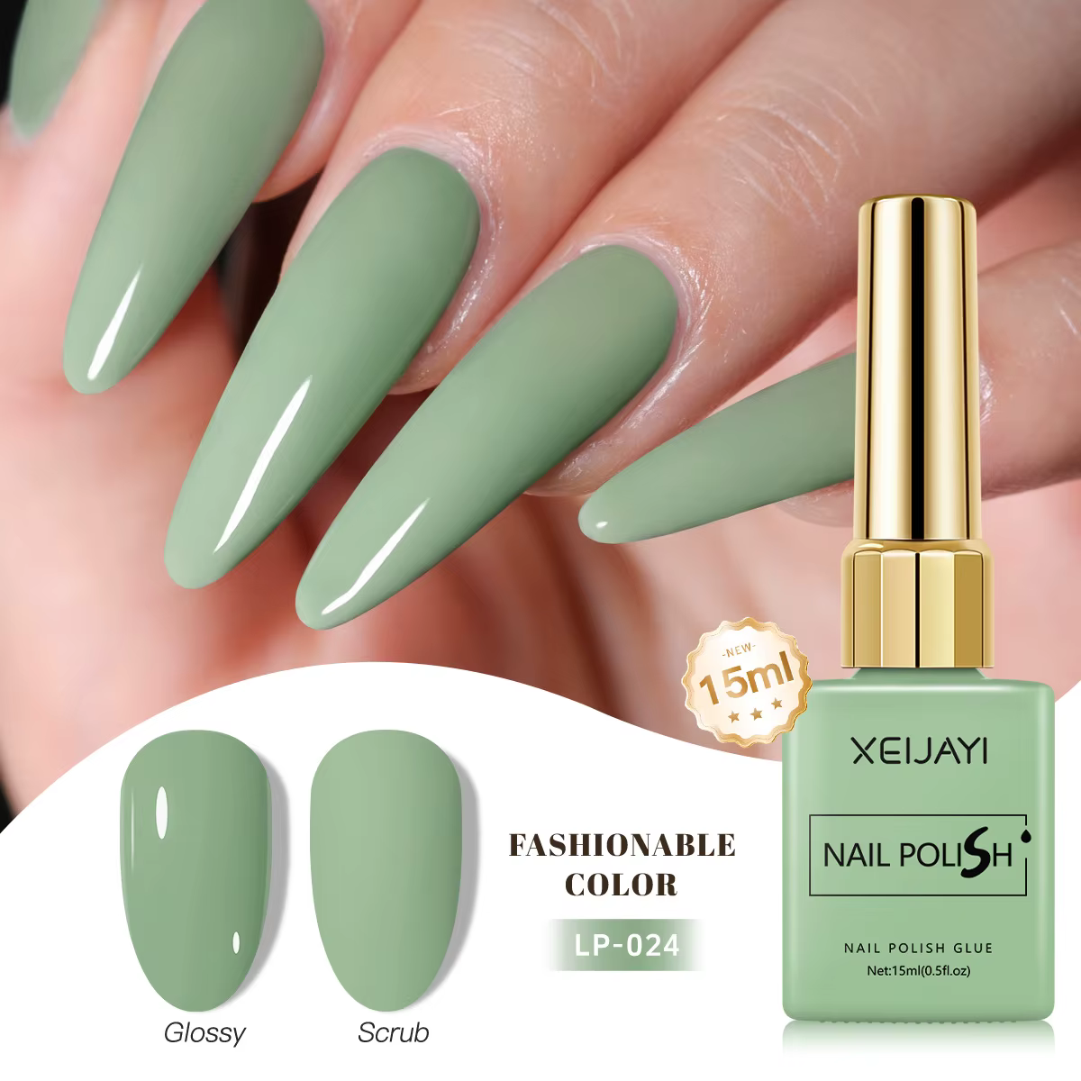 Ensemble de vernis à ongles vert (1/6 pièces) : une collection sélectionnée de verts saisonniers pou