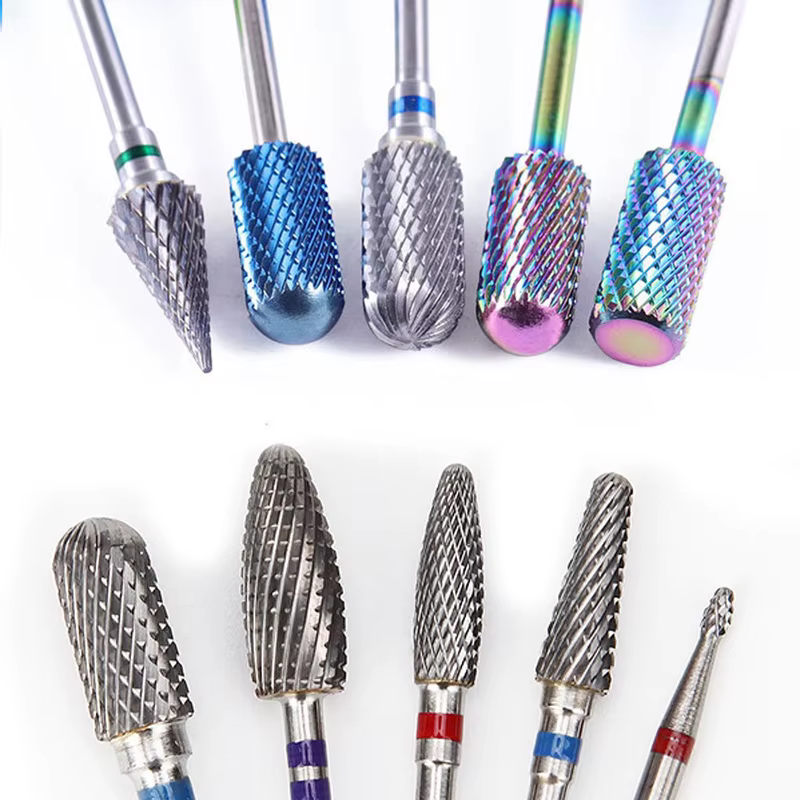 Mèches à ongles en carbure de tungstène, fraise pour enlever le vernis à ongles, Machine de manucure