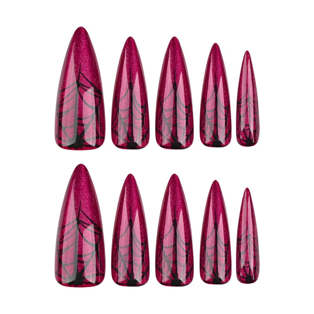 Impact visuel Halloween presse sur ongles différents Styles atmosphère Festive Halloween faux ongles