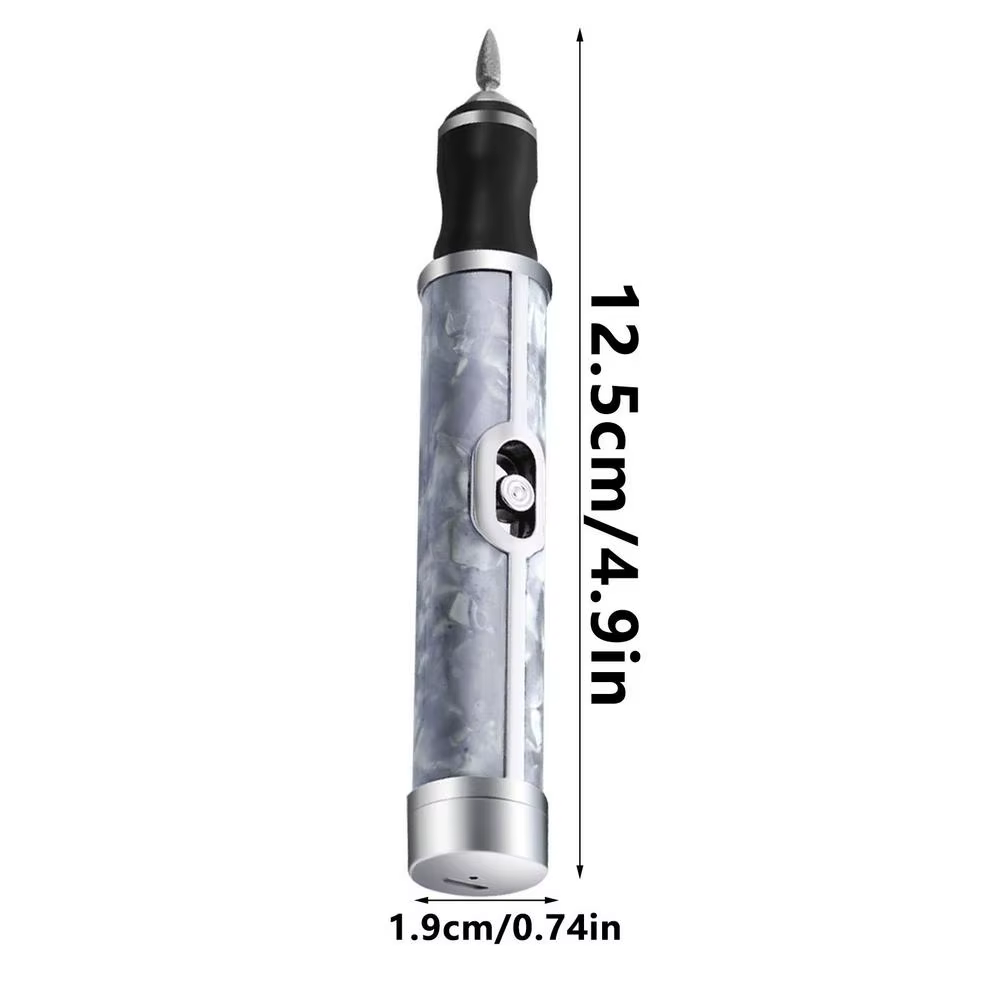 Lime à ongles électrique sans fil professionnelle pour manucure et pédicure, ponceuse à ongles épais