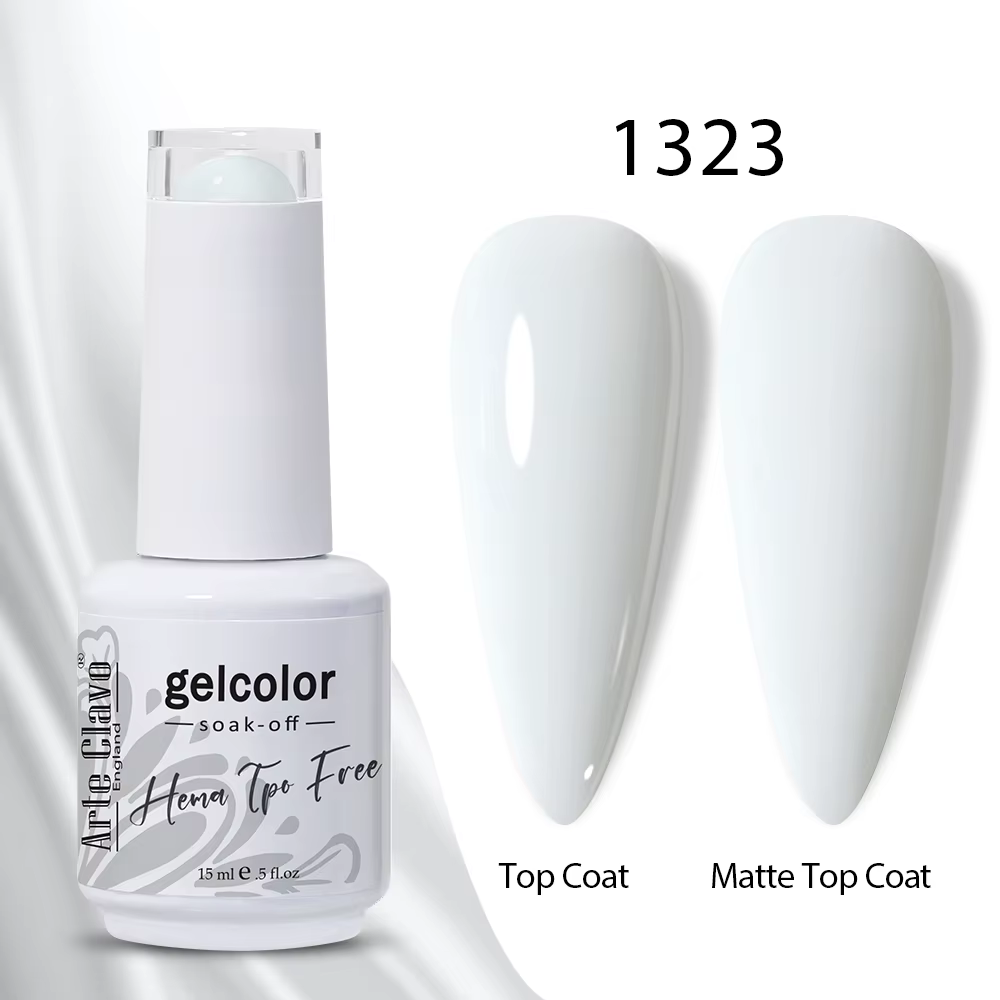 Vernis à ongles en gel Arte Clavo sans HEMA ni TPO, couleurs estivales, semi-permanent, auto-nivelan
