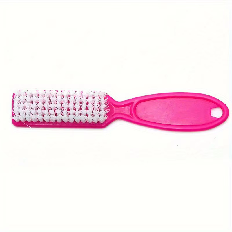 Outils de nettoyage pour manucure, brosse à ongles à manche droit, brosse de dépoussiérage pour manu