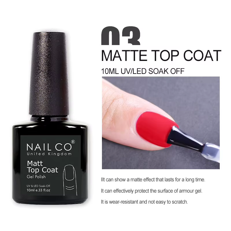 NAILCO 15ml Base en caoutchouc Semi-permanente pour vernis Gel hybride couche de Base pour ongles co