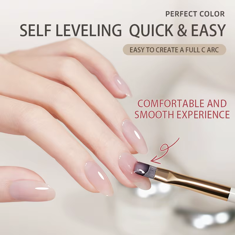 Vernis à ongles 4 en 1, couleur parfaite, 20g, 12 couleurs, Base en caoutchouc, Extension pour brico