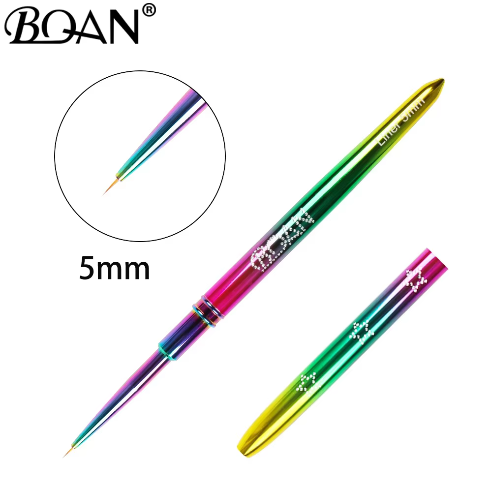 BQAN 10 styles de pinceaux pour nail art à effet dégradé étoilé, pinceaux pour dégradé diamant, pinc