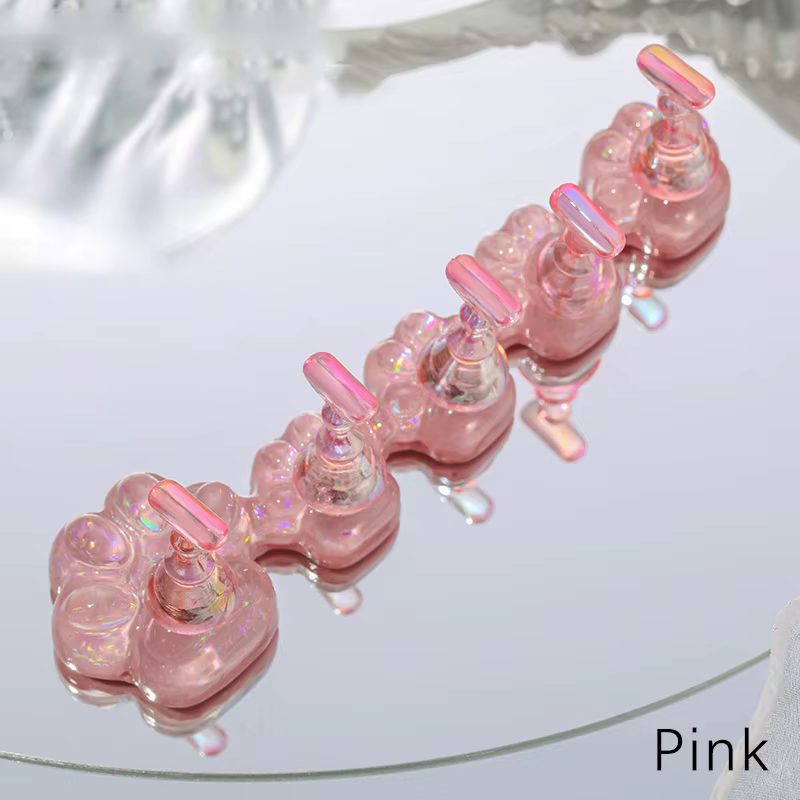 Base de pratique pour débutant en Nail Art, griffe de chat, support pour ongles à pression, résine a
