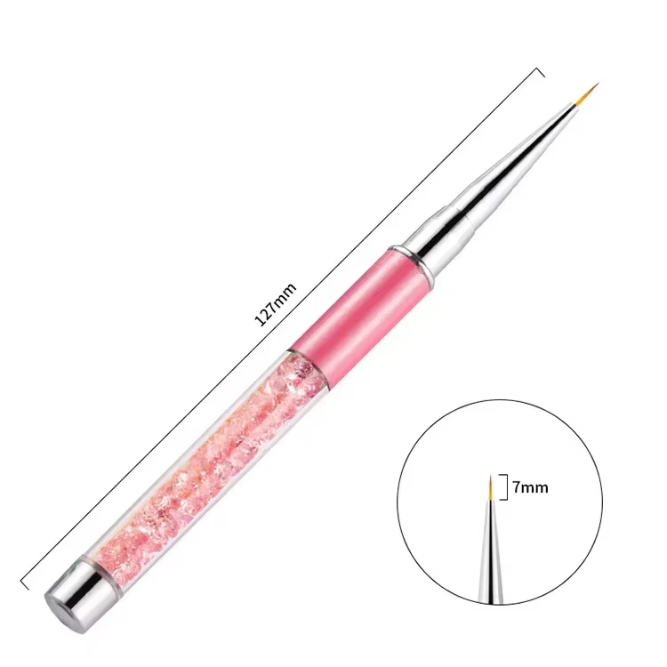 Pinceau pour peinture sur gel UV, outils de manucure pour nail art, stylo à dessin ultra-fin, biscui