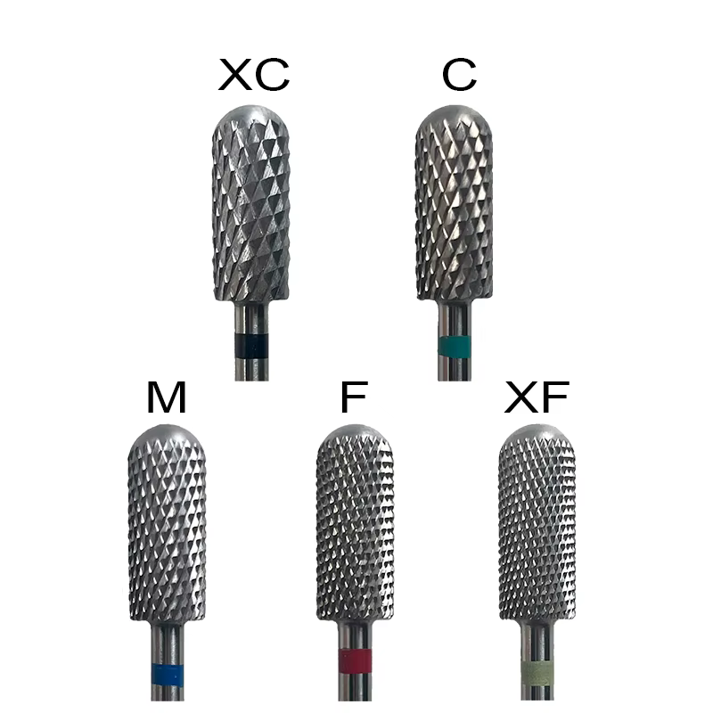Mini 5.35 petit baril rond supérieur Original carbure d'acier au tungstène manucure foret à ongles l