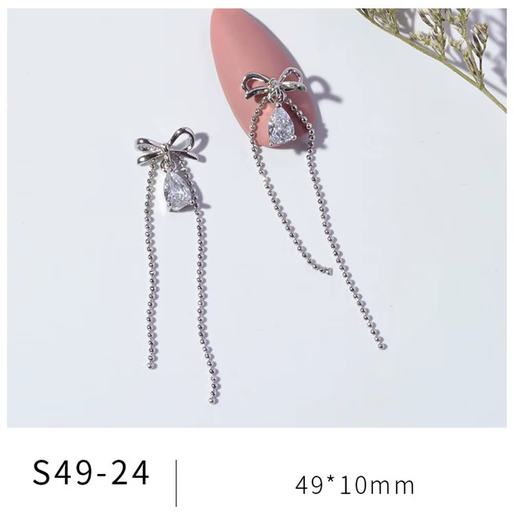 Accessoires de manucure en forme de cœur et de papillon, décorations pour Nail Art, bijoux en Zircon