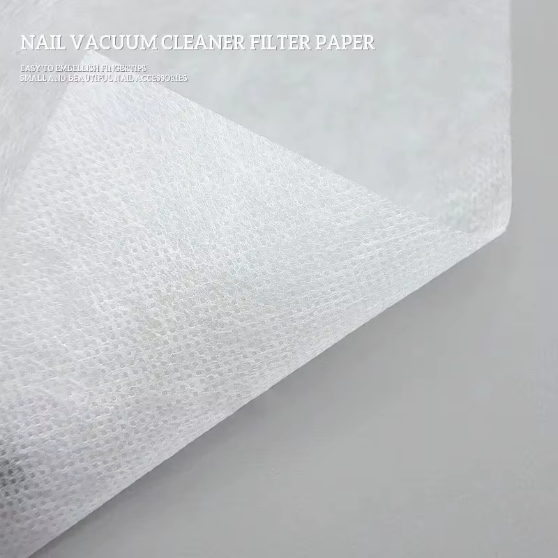 Filtre en papier pour aspirateur d'ongles, 100 pièces, collecteur rose/blanc/bleu, remplacement du f