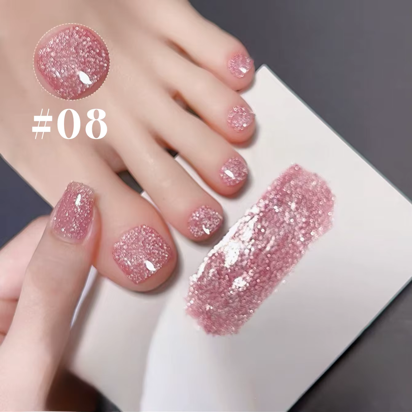 SHAKA 1-8 pièces Gel vernis à ongles populaire et polyvalent, blanchissant, rose, vert, bleu, effet 