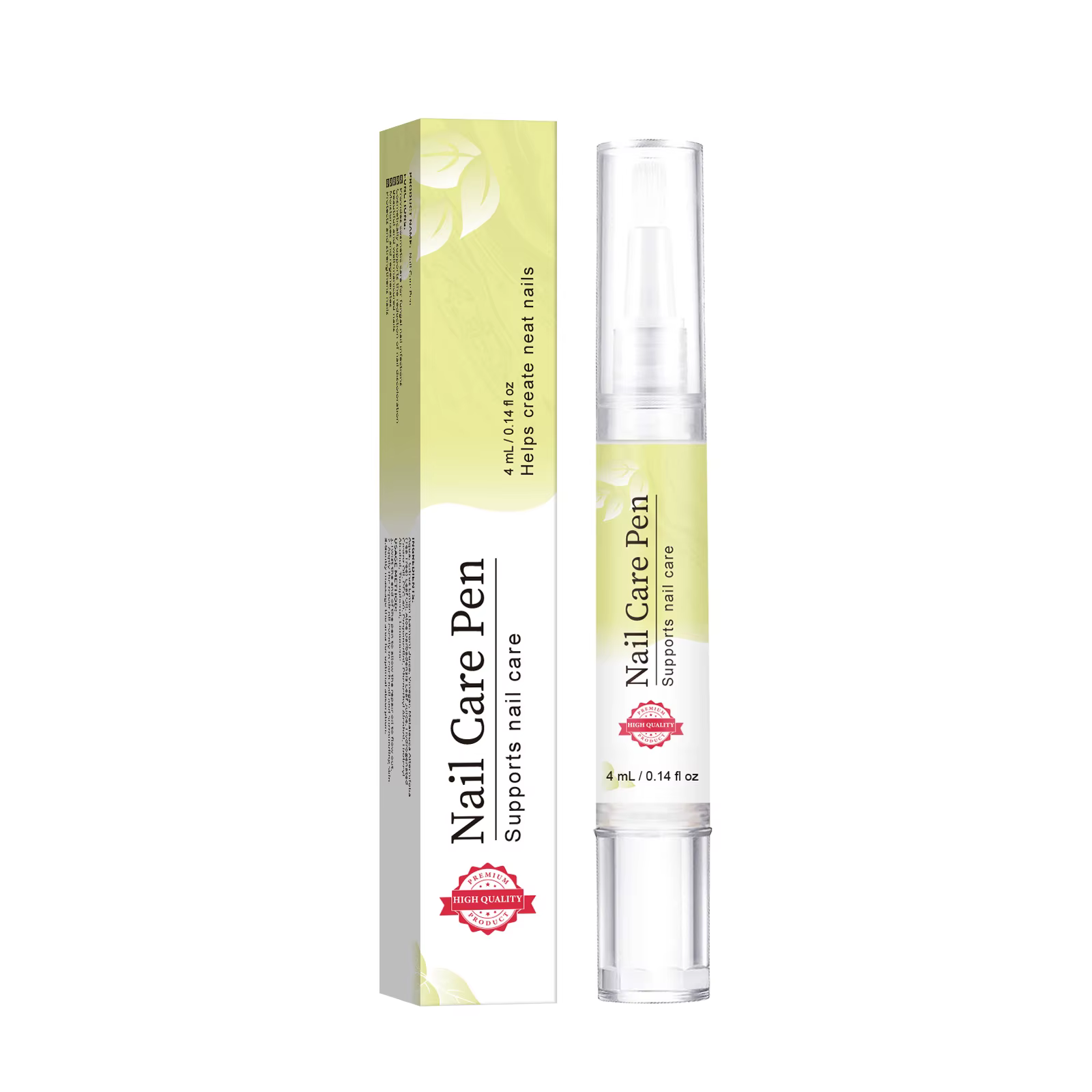 Stylo fortifiant et revitalisant pour ongles 4ml - Formule à l'huile d'arbre à thé et de ricin pour 