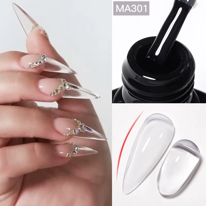Vernis à ongles Gel Base en caoutchouc nu 2 en 1, Semi-Permanent, coloré, UV LED, pour manucure, ver