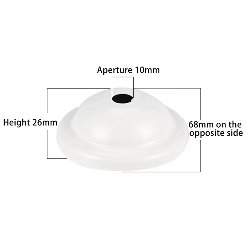 Pendentif DIY, plafond, table, applique décorative : 5 pièces de couverture de plafond convexe avec