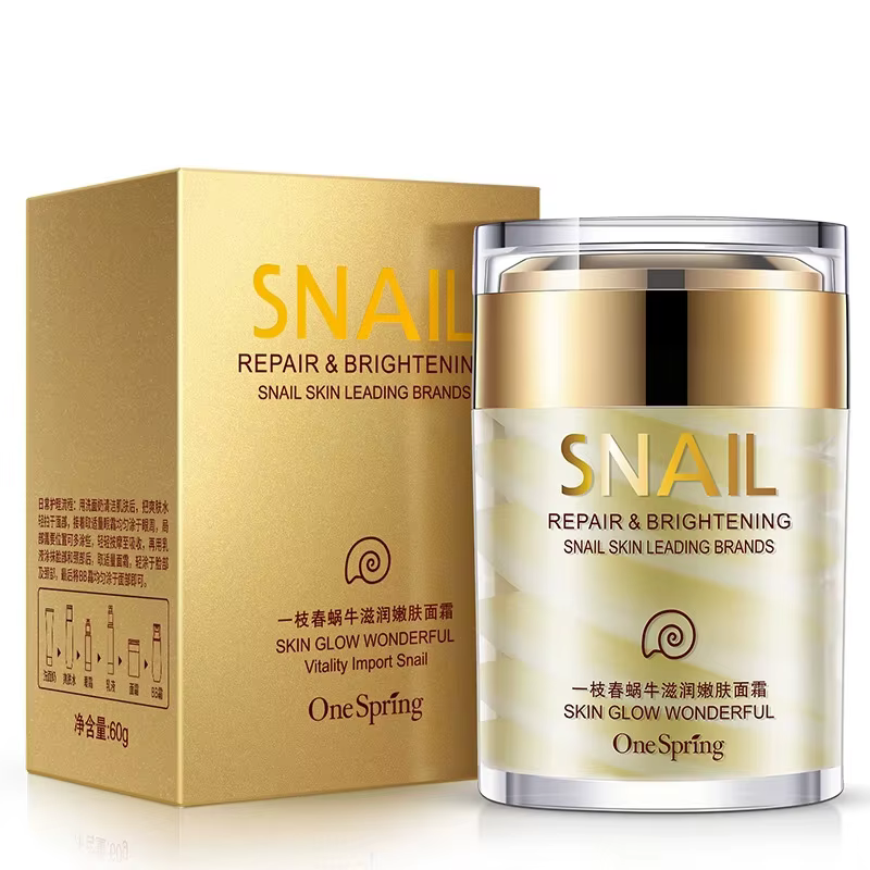 Soins de la peau crème d'escargot crème au collagène Anti-âge blanchir la peau crème pour le visage 