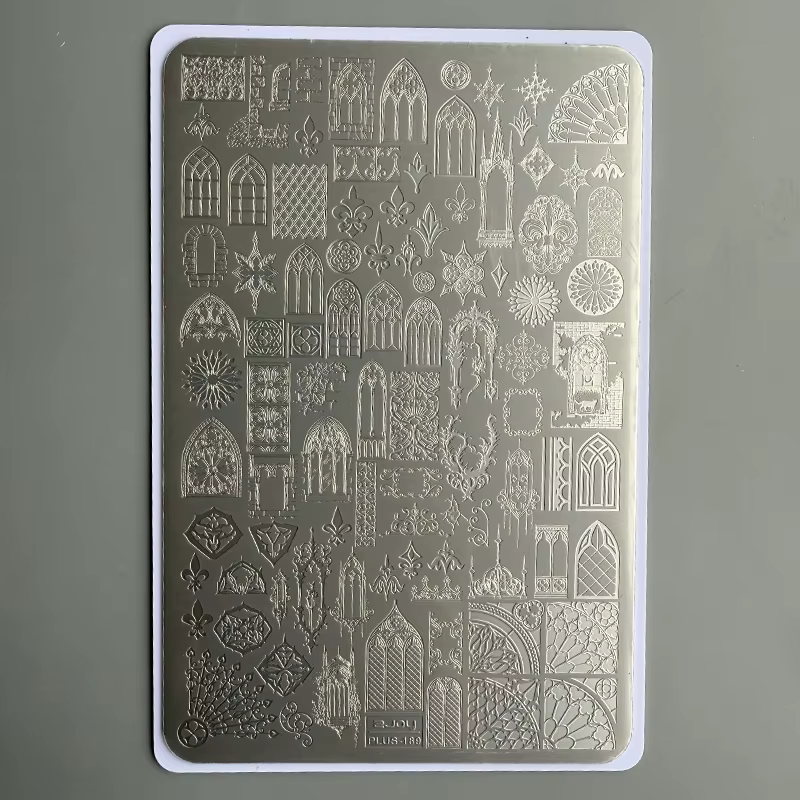 XMQ NAIL ART PLATES STAMPING PLATES D'IMAGE DE VENTES CAVÉES