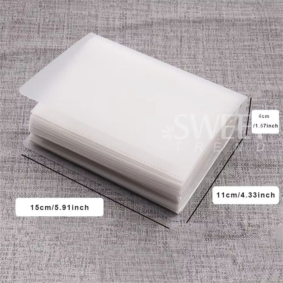 Livre de rangement d'autocollants pour ongles, 100 fentes, livre de Collection vide, support organis