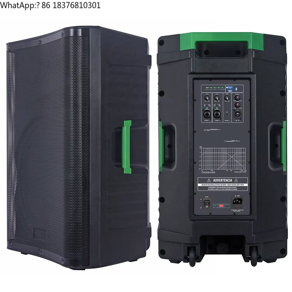 Système de sonorisation professionnel polyvalent de 2000 Watts avec haut-parleur de 15 pouces, encei
