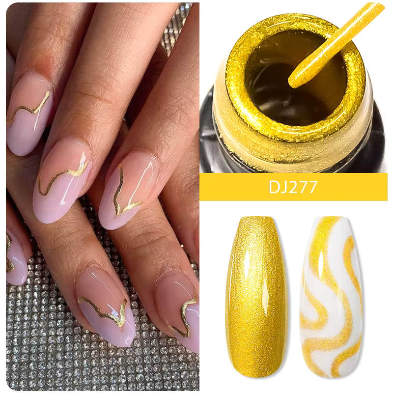 MEET ACROSS 5ml Liner vernis à ongles Gel 28 couleurs noir blanc français tirer ligne peinture Gel p