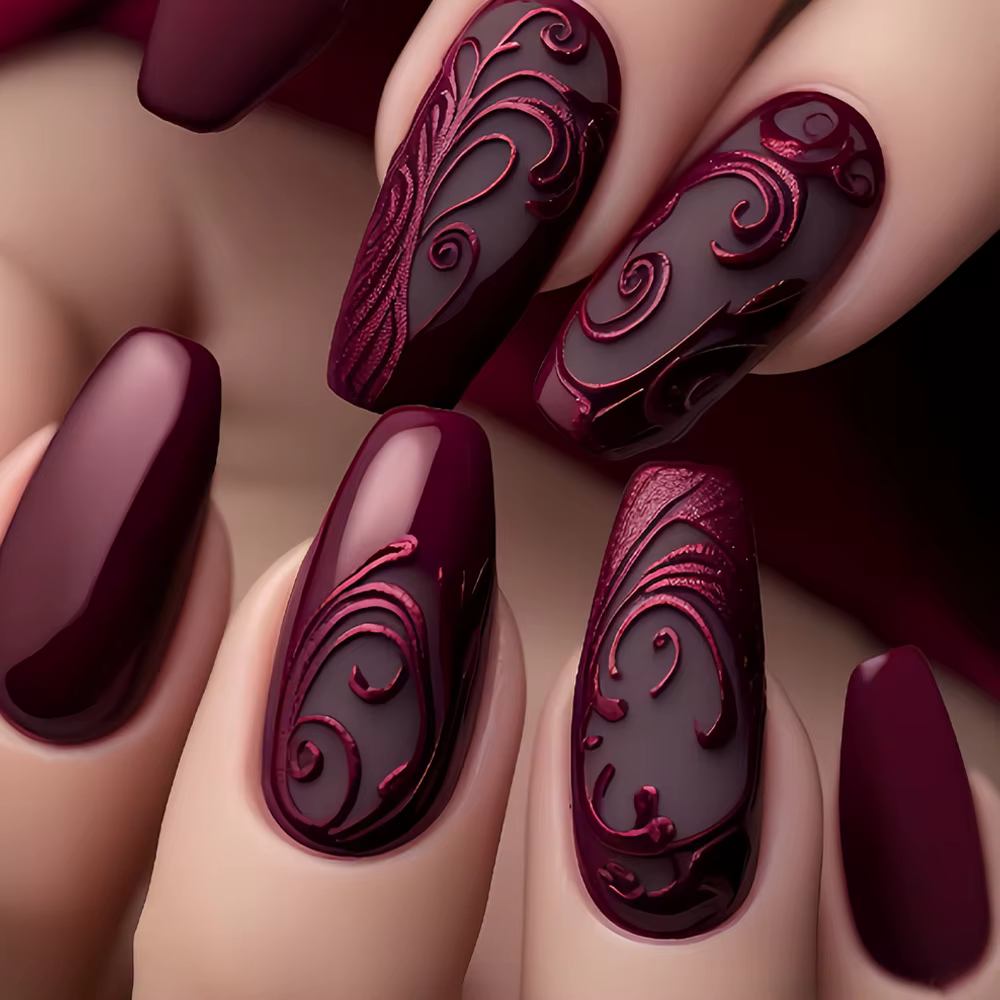 Faux ongles Spice Girls, 24 pièces, fleurs roses 3D douces et fraîches avec diamants, décoration car