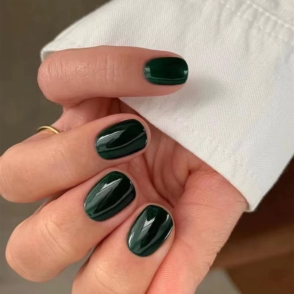 24 pièces/ensemble pâte coréenne faux ongles Art classique couleur unie acrylique portant des faux o