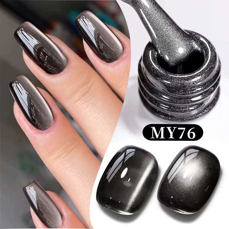BORN PRETTY 10ml verre noir chat Gel magnétique vernis à ongles Style Punk Nail Art manucure Varnis 