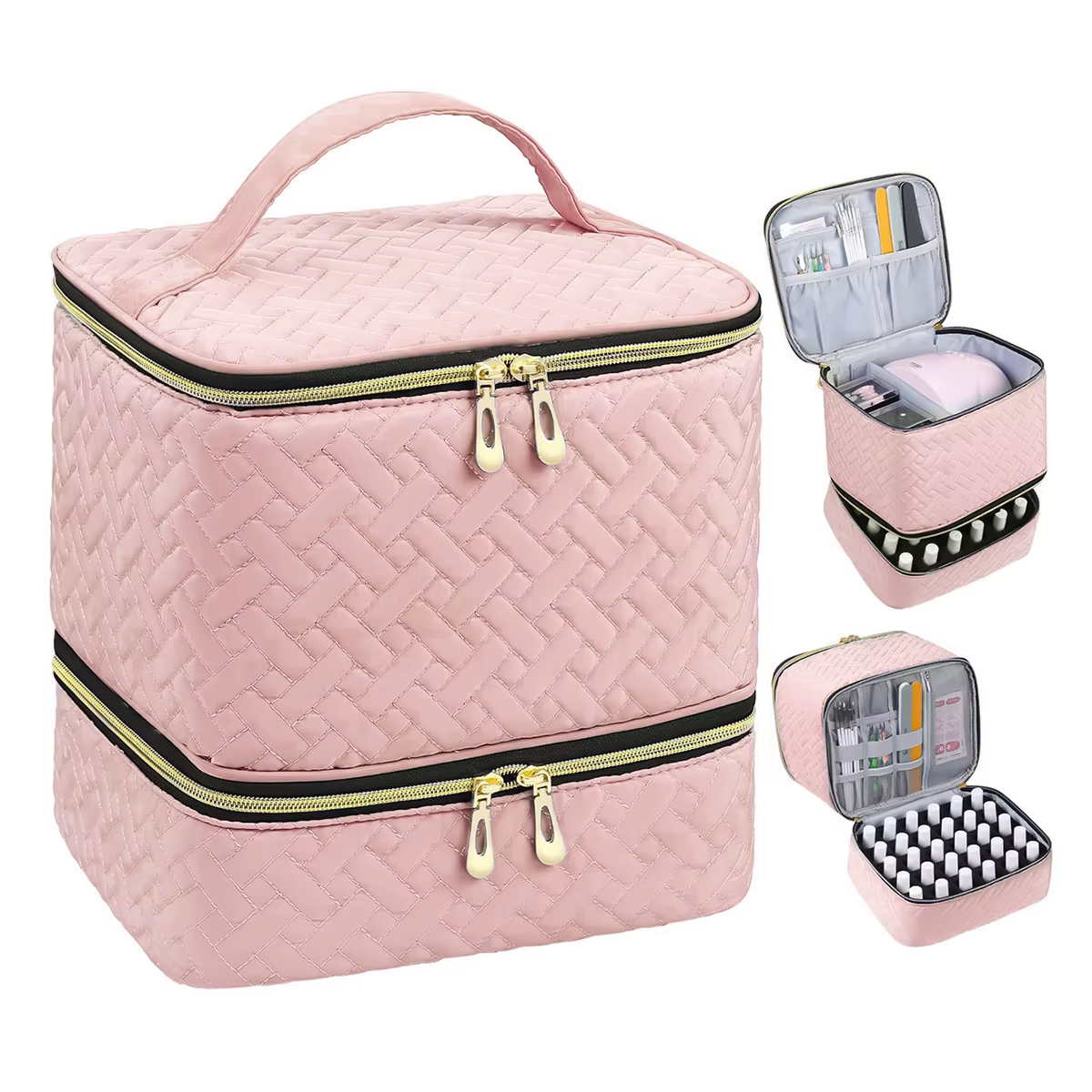Sac de rangement de vernis à ongles, sac d'huile essentielle, Kit cosmétique Portable de soins des o