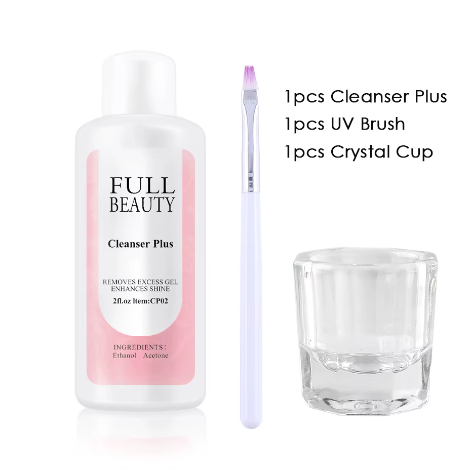 Ensemble de liquide dégraissant pour ongles, propre, élimine l'excès de vernis, couche de Gel, Solut