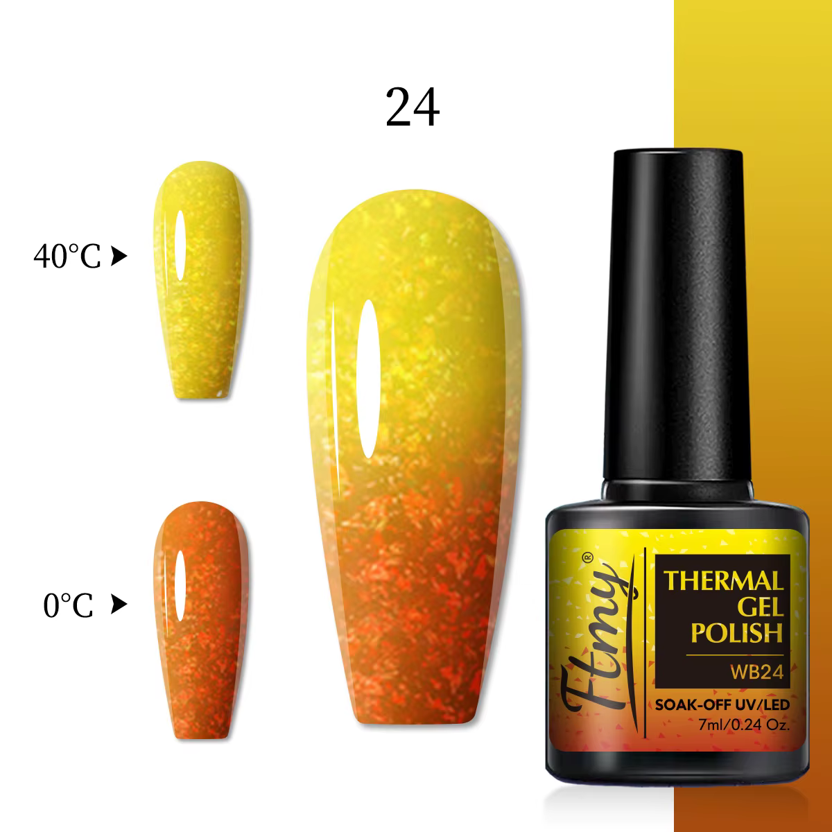 Vernis à ongles à paillettes sur le thème d'Halloween, vernis Gel à paillettes UV LED amovible à cou