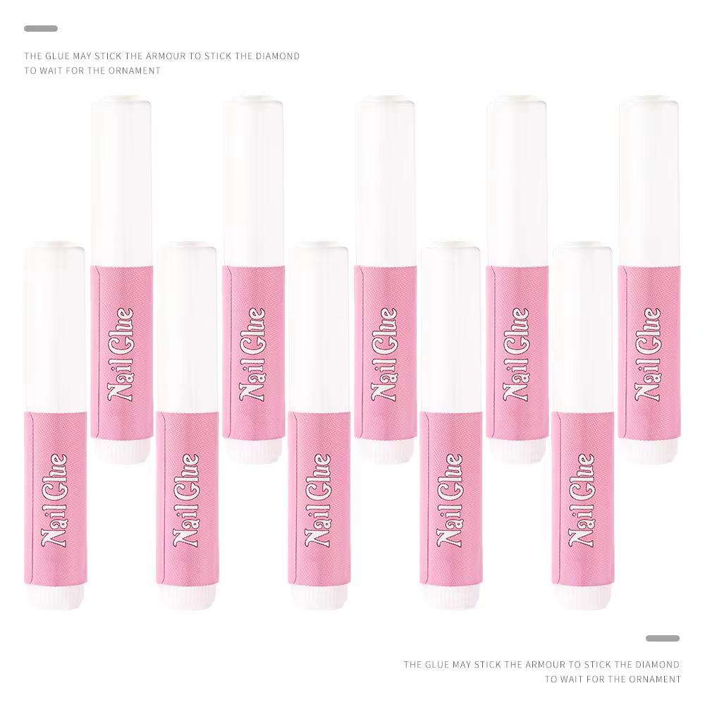 Mini colle à ongles pour pointes d'ongles en acrylique, 100/50 pièces, colle Super adhésive pour str