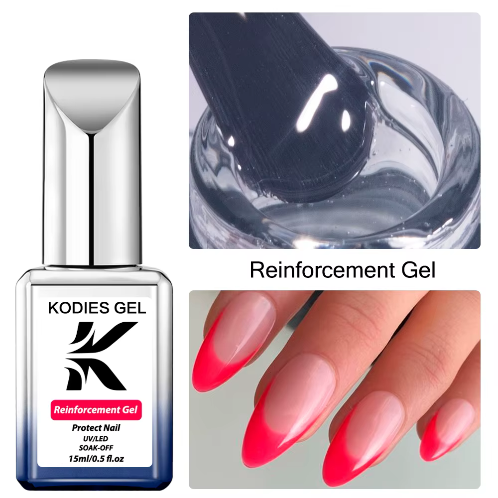 Vernis à ongles Gel, couche de finition, 15ML, Super brillant, UV, Semi-permament, résistant aux ray