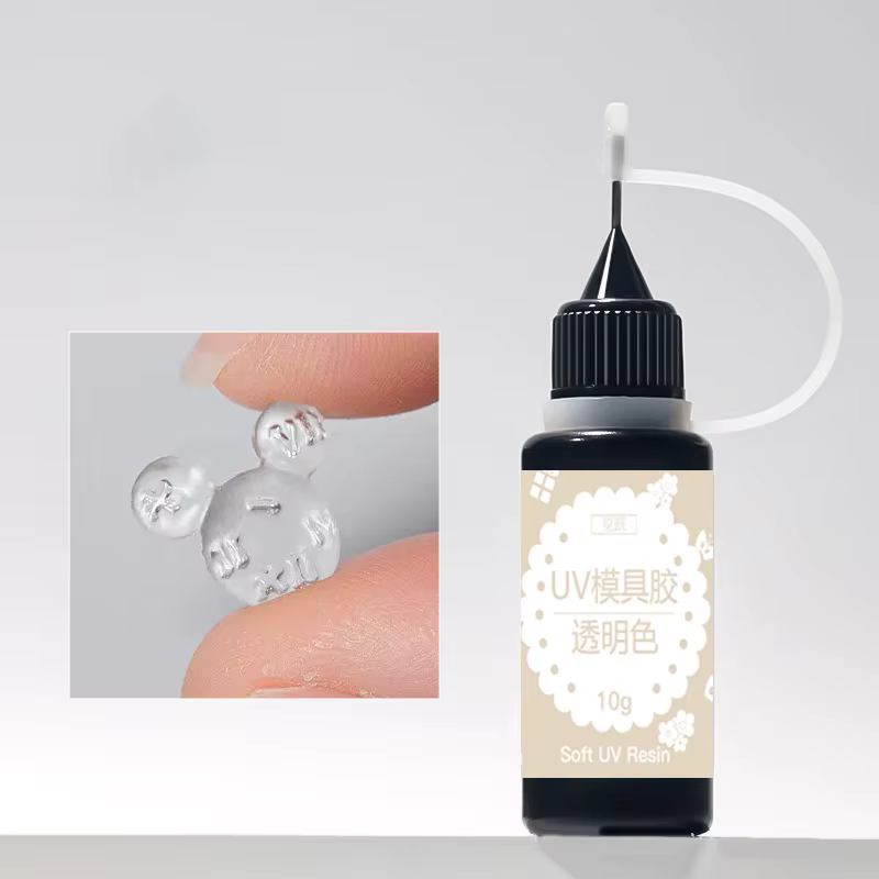 Gel sculpté pour moule à ongles 10g, Gel UV, Colle noire rose cristalline, Outil de moulage acryliqu
