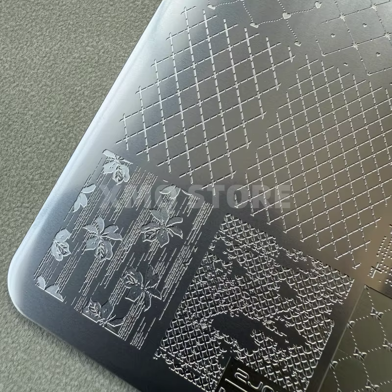 XMQ NAIL ART STAMPING PLATES LINES TEMPLATES IMAGEPLATE ROSE