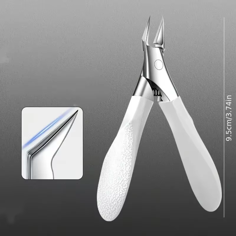 Coupe-ongles coupe-ongles pour ongles épais pour personnes âgées avec lame diagonale courbe pour ong