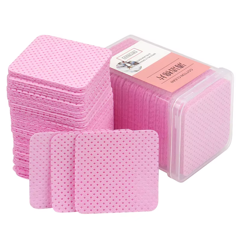 1000/600/500/300/200/100 pièces lingettes dissolvant de vernis à ongles non pelucheuses serviette UV