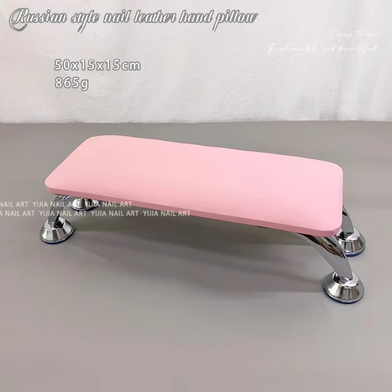 Cadre en fer pour ongles, oreiller pour les mains, repose-main, coussin en cuir, coussin de Table pr