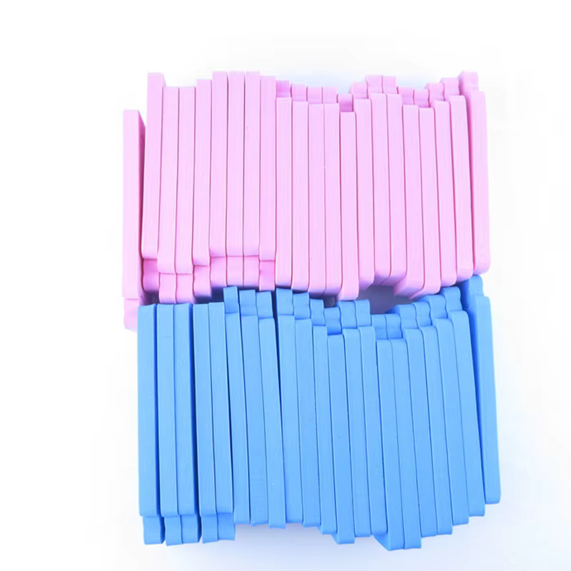 Séparateurs de doigts et d'orteils en éponge rose, 50/100/500 pièces, vernis à ongles, soins des pie