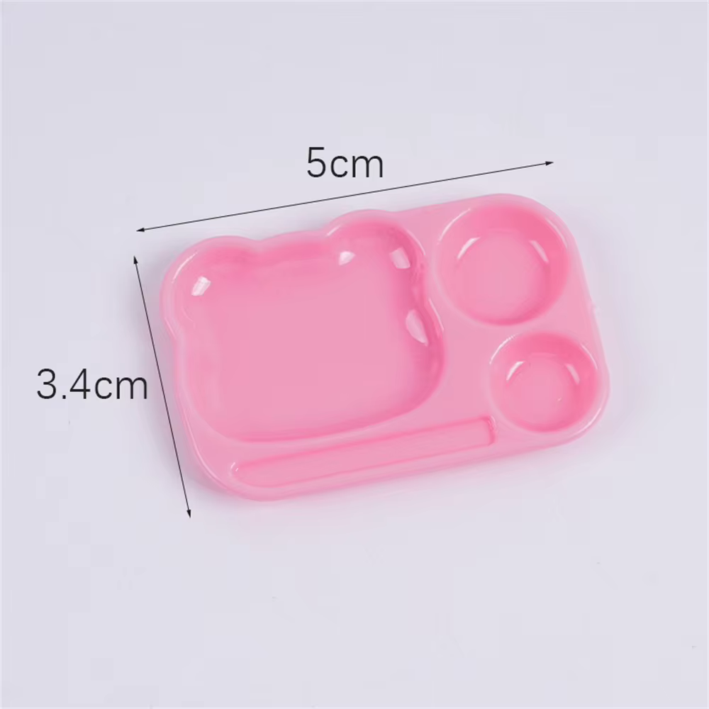Palette de couleurs pour nail art Kawaii, plateau de mélange de vernis à ongles en plastique, suppor