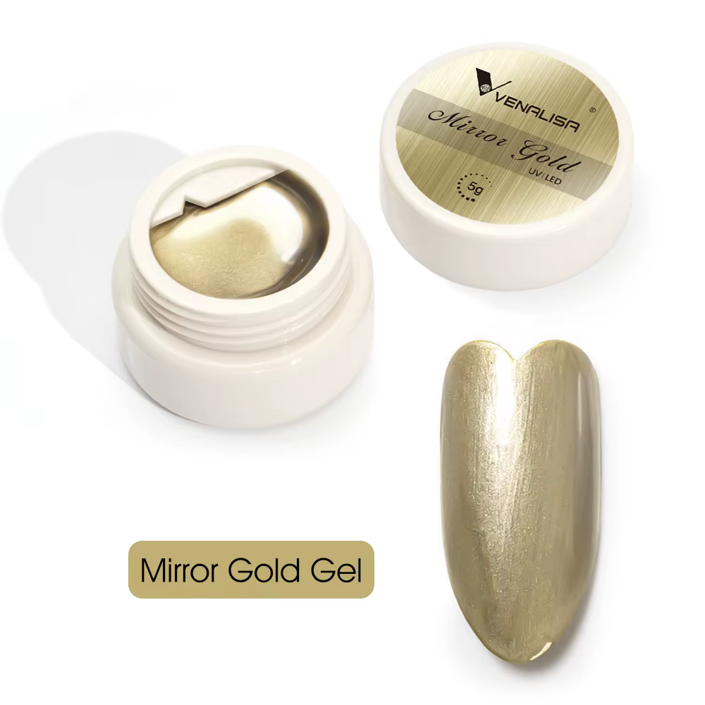 Venalisa argent or métal Super effet miroir peinture Gel GDCOCO couleur Pure néon pierre précieuse t