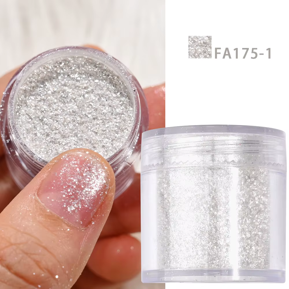 16 couleurs printemps rose aurore opale polarisée ongles flocons non-mince irisé miroitant poudre br