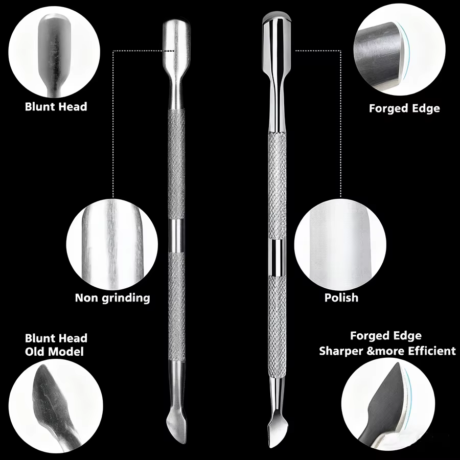 Ciseaux de manucure argentés Ultra fins, ciseaux de manucure à Arc en acier inoxydable, ciseaux à cu