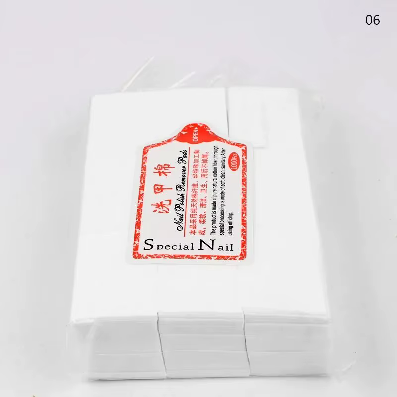 Lingettes professionnelles pour ongles, tampons 100% coton, non pelucheux, dissolvant de vernis Gel,