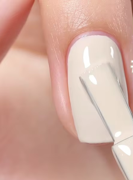 Nouvelle Arrivée Vernis à Ongles Gel Noir Pur Blanc Pur Effet Lissant Auto-nivelant Longue Durée Rés