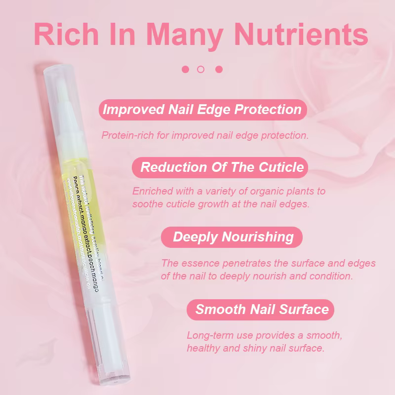 40 pièces stylo à huile pour cuticules d'ongle 15 stylo à huile nourrissant pour odeur traitement de